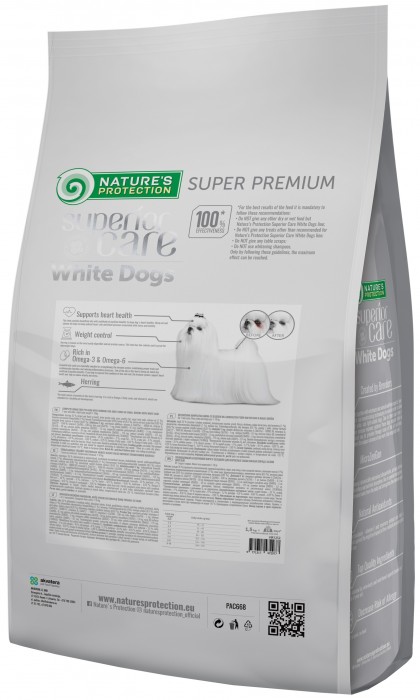 Natures Protection White Dogs Grain Free Adult Small Breeds