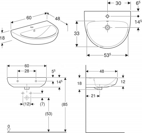 Geberit Selnova 60 500.305.01.7