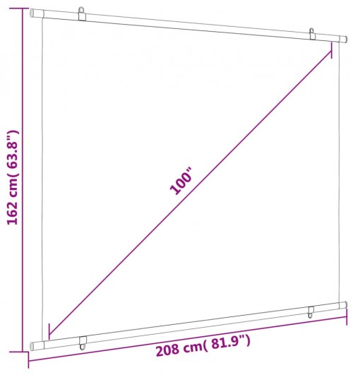 VidaXL Screen 208x162