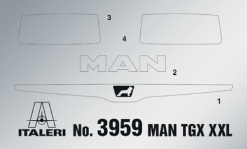 ITALERI Man TGX 18.500 XXL Lion Pro Edition (1:24)