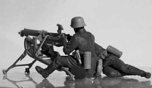 ICM WWII German MG08 MG Team (1:35)