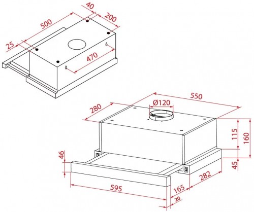 Perfelli TL 602 BL LED