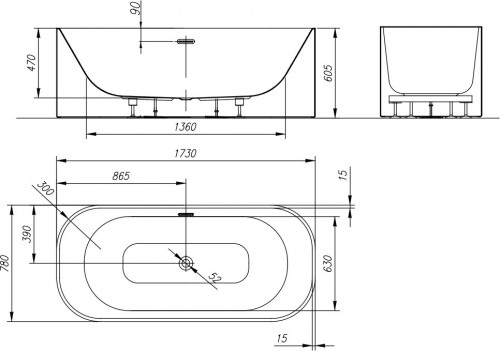 Kolpa San Pandora FS 173x78 593150