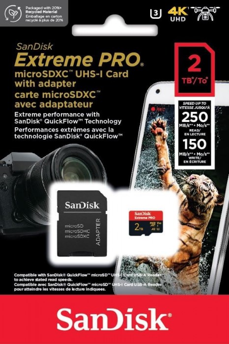 SanDisk Extreme Pro V30 A2 microSDXC UHS-I U3