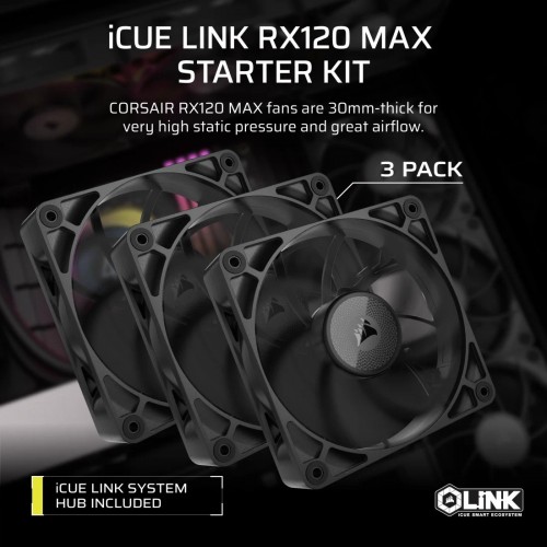 Corsair iCUE LINK RX120 MAX PWM Triple Pack