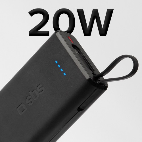SBS PD Power Bank USB-C Cable 20W 10000