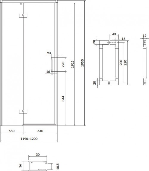 Cersanit Larga 120x195 S932-122