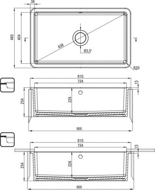 Deante Lumi ZCU 610D