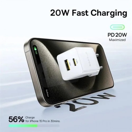 BASEUS Palm Fast Charger C+U 20W