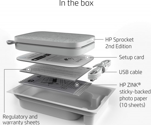 HP Sprocket 2x3