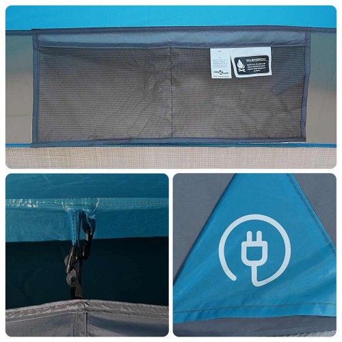 VidaXL Tunnel 5-Person Waterproof