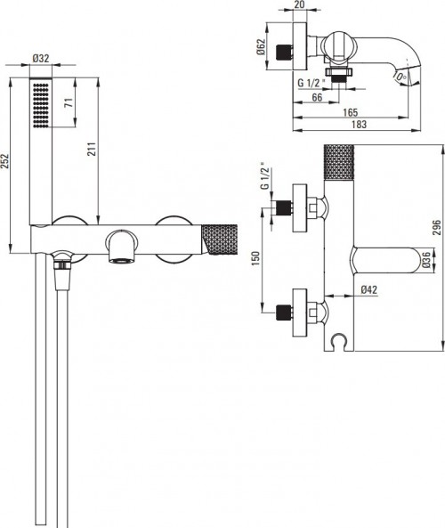 Deante Silia Hexa BHS F11M