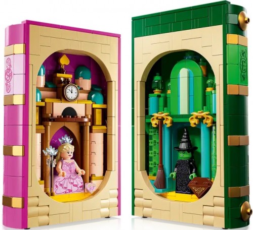Lego Glinda and Elphaba Bookends 75691