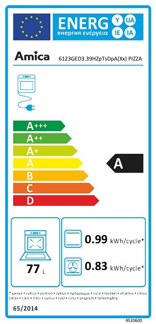 Amica 6123GED3.39HZpTsDpA Xx