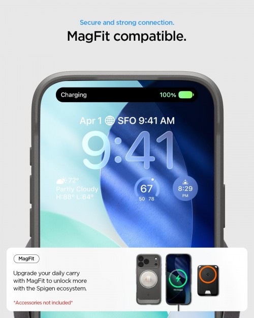 Spigen Rugged Armor with MagSafe for iPhone 17 Pro
