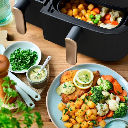 Philips 5000 Series Steam Airfryer Dual Basket NA552/00