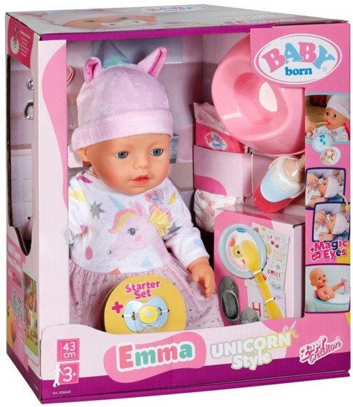 Zapf Baby Born Unicorn Style Emma 836668