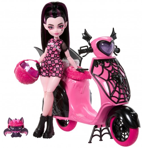 Monster High Vamptastic Scooter Draculaura JDR61