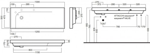 Чертеж с размерами