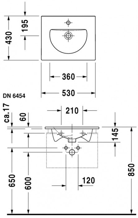 Чертеж с размерами
