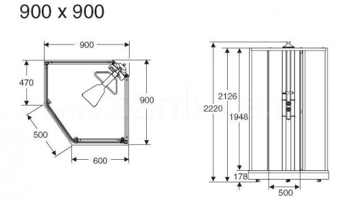 Ido Showerama 8-5 90x90