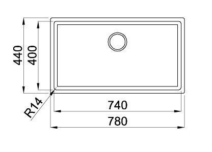 Elleci Square 720 R14