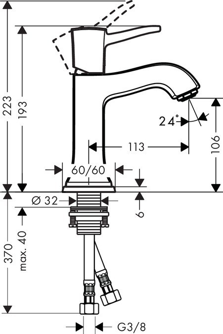 Hansgrohe Metropol Classic 31301