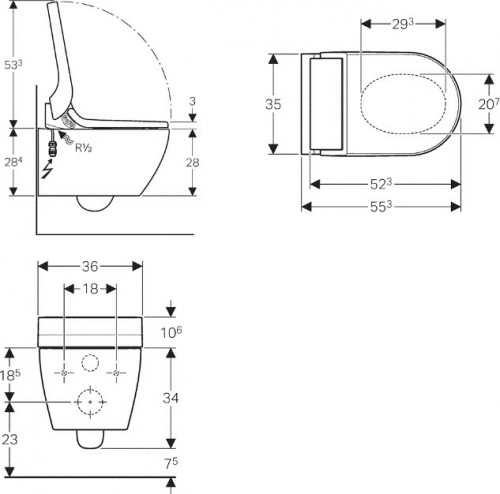 Geberit AquaClean Tuma Classic 146094111