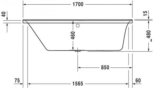 Duravit Comforts 170x75