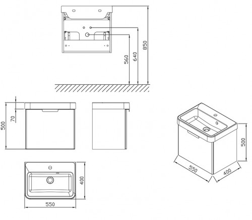 Ravak SD BeHappy II 530