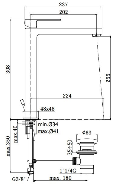 Paffoni Effe EF 085