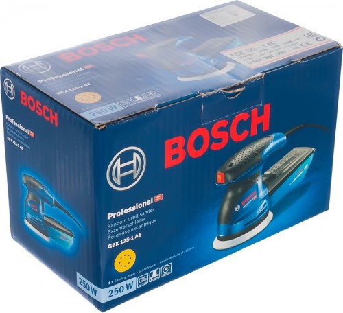 Упаковка Bosch GEX 125-1 AE Professional 0601387500