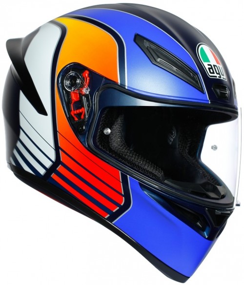 AGV K-1 POWER MATT DARK BLUE/ORANGE/WHITE