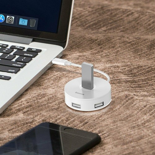 BASEUS Round Box USB-C to USB 3.0 and 2xUSB 2.0