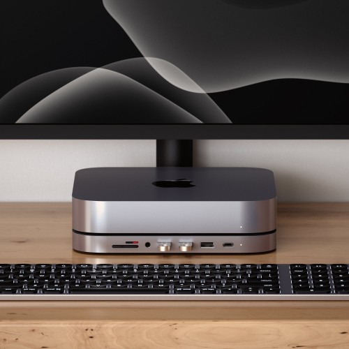 Satechi Type-C Aluminium Stand & Hub for Mac Mini