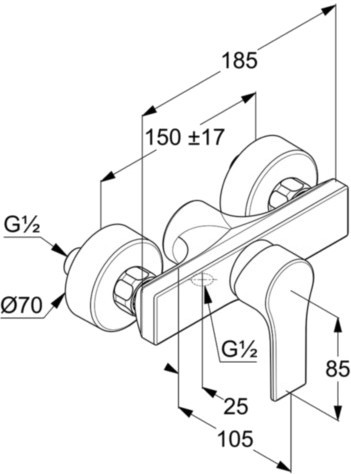 Kludi Zenta SL 488700565