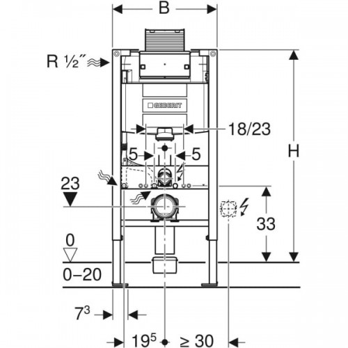 Geberit Duofix 111.030.00.1