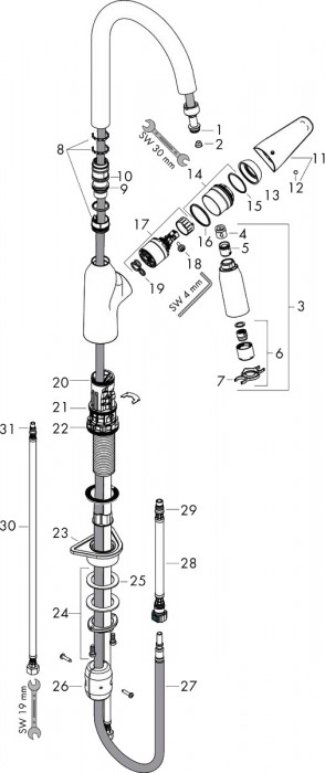 Hansgrohe Focus M42 71862000