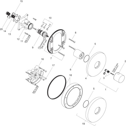 Axor Uno 38375000