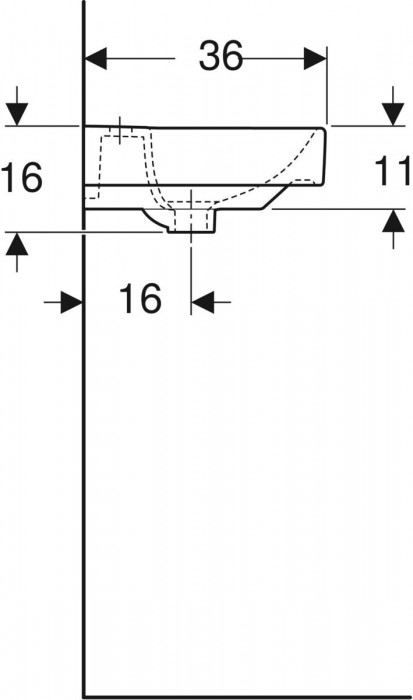 Geberit Smyle Square 45 500222011