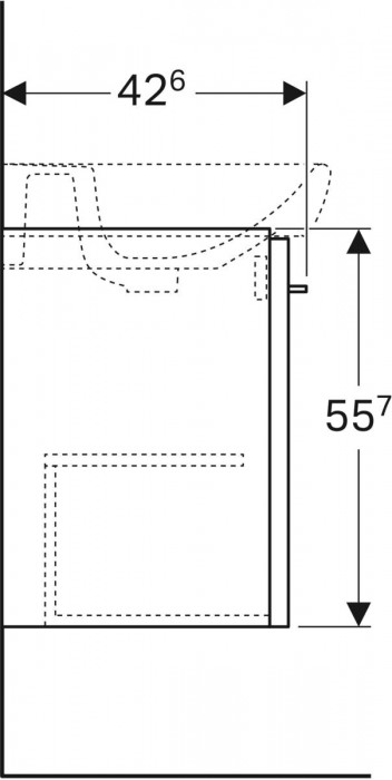 Geberit Selnova Square 60 500.179.01.1