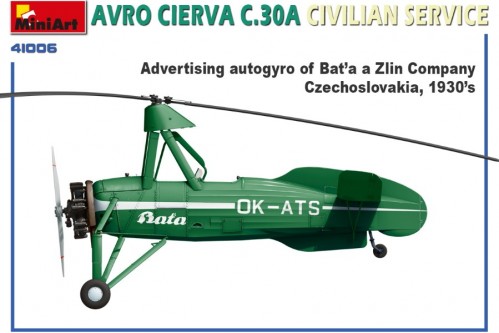 MiniArt Avro Cierva C.30A Civilian Service (1:35)