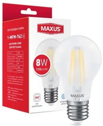 Maxus 1-MFM-762 A60 FM 8W 4100K E27