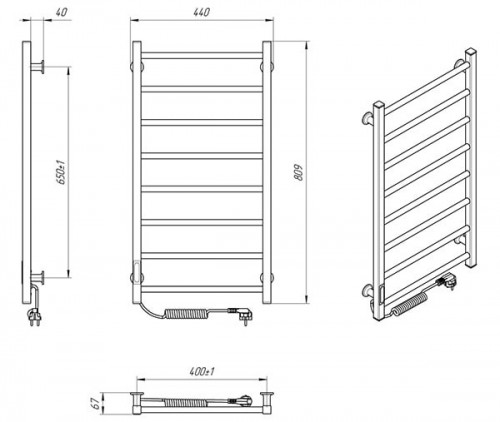 LARIS Zebra Alfa CHF6 E L 400x800 77700071