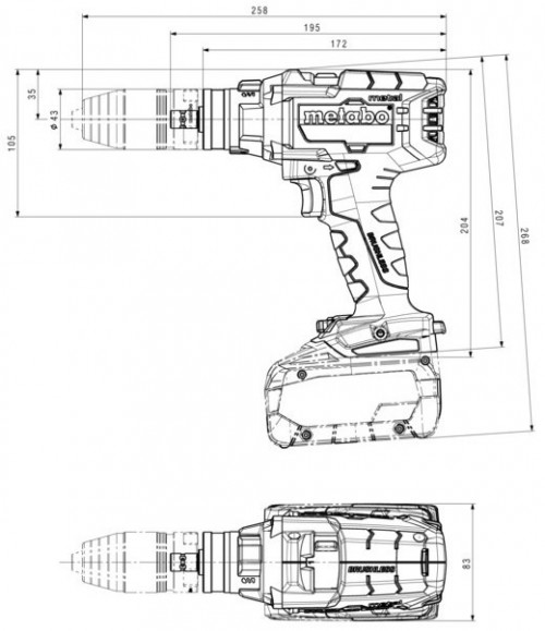 Metabo SB 18 LTX-3 BL Q I Metal