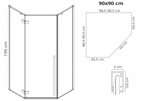 REA Diamond 90x90 REA-K5622