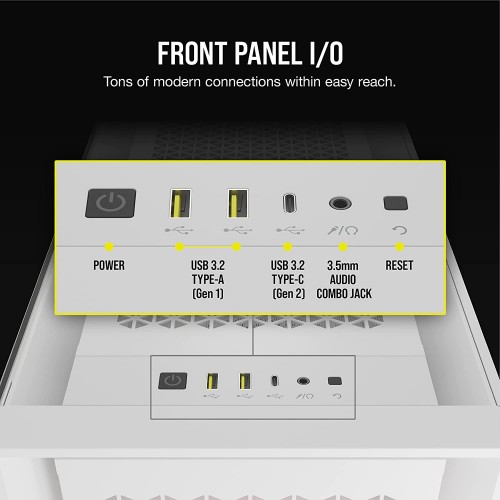 Corsair iCUE 5000D RGB Airflow White