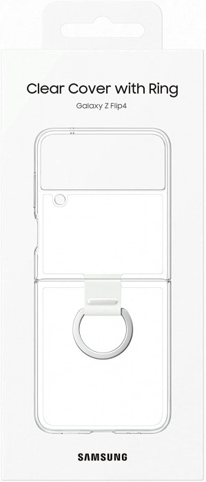 Samsung Clear Cover with Ring for Galaxy Z Flip4