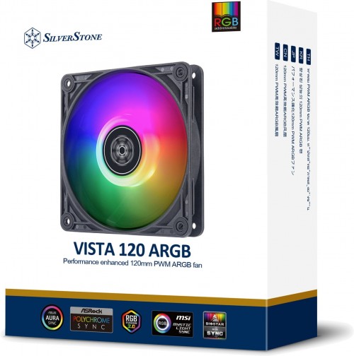 SilverStone Vista 120 ARGB Black