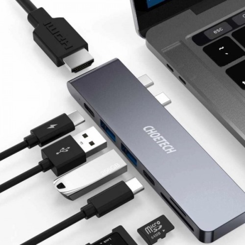 Choetech 7-in-1 USB-C Multiport Adapter